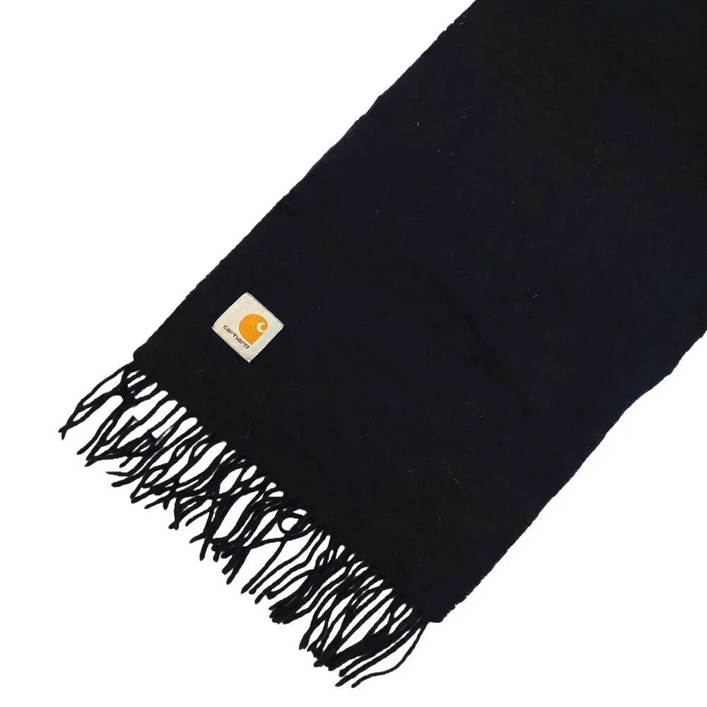 Carhartt Classic Vintage Black Wool Men's Scarf